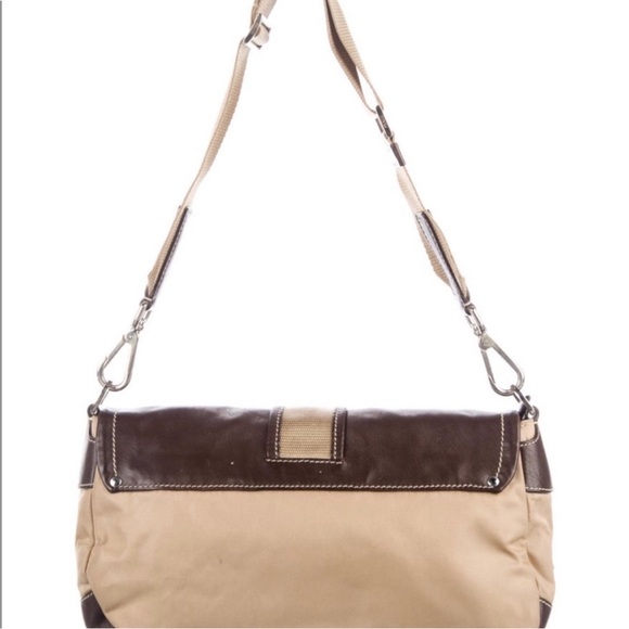 prada tessuto leather trimmed color block bag - Picture 2 of 5